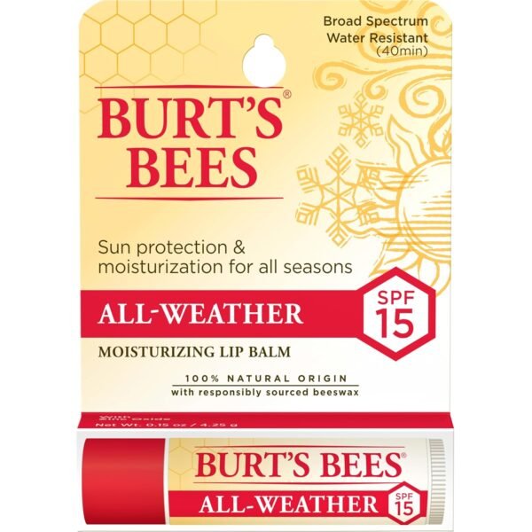 Burt's Bees All-Weather SPF15 Moisturizing Lip Balm