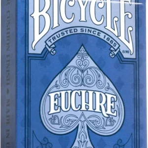 Bicycle Euchre Playing Card Deck - 9 Through Ace - Double Deck, Blue
