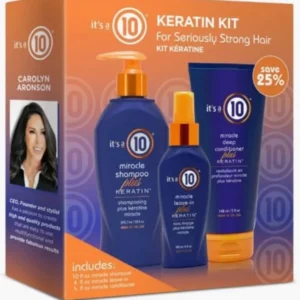IT’S A 10 MIRACLE KERATIN KIT - Shampoo, Conditioner, Leave-In Trio Kit